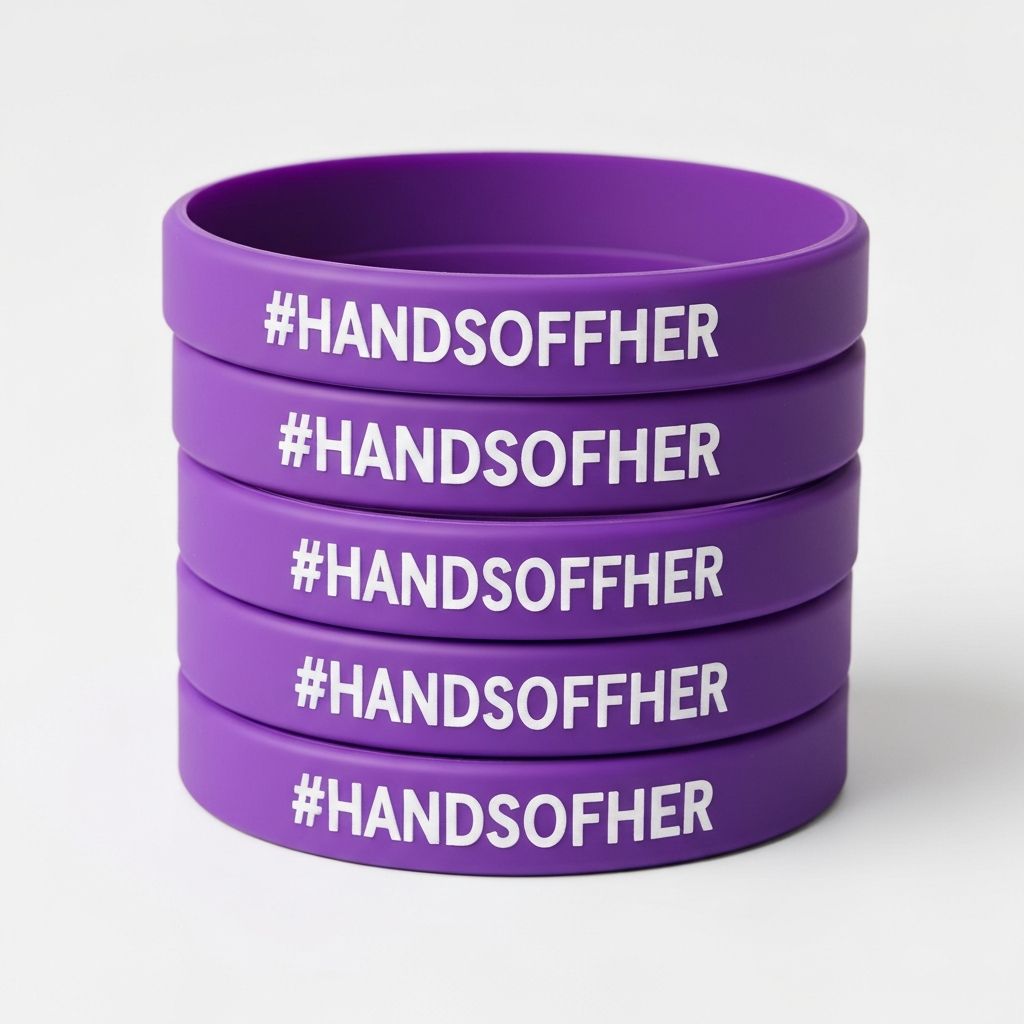 #HandsOffHer Wristband